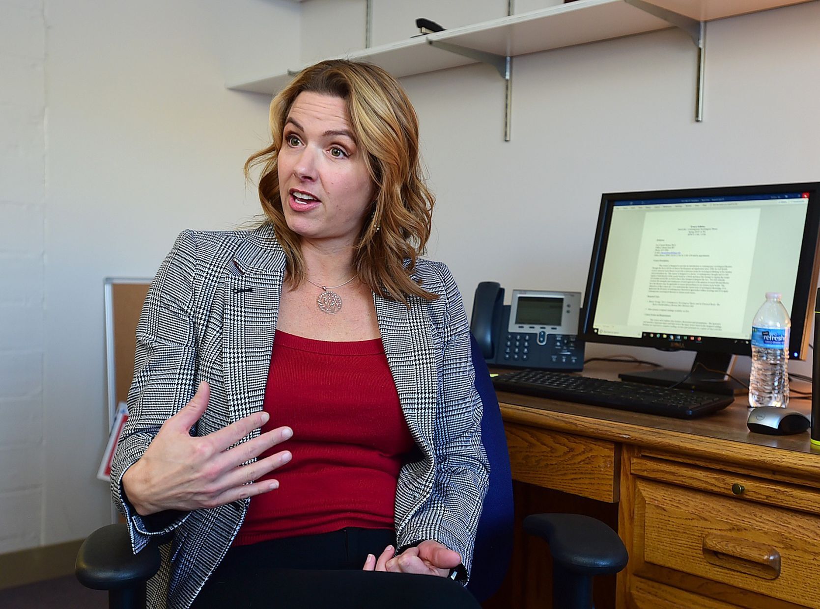 Fulbright scholar in office
